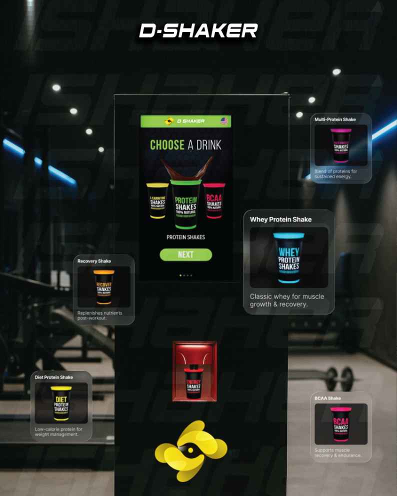 D-Shaker drink selection